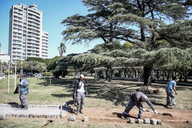 La Municipalidad continúa los trabajos en la zona del Parque Urquiza