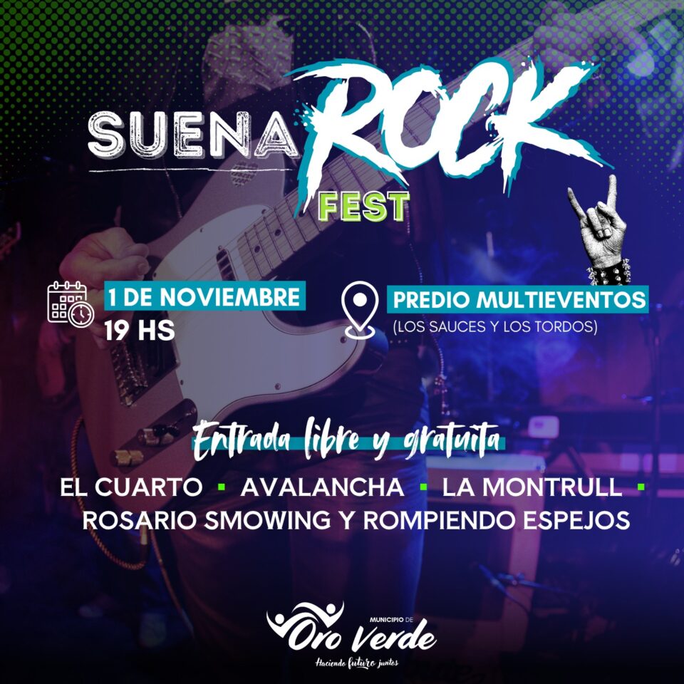 Se viene la segunda edición de Suena Rock Fest