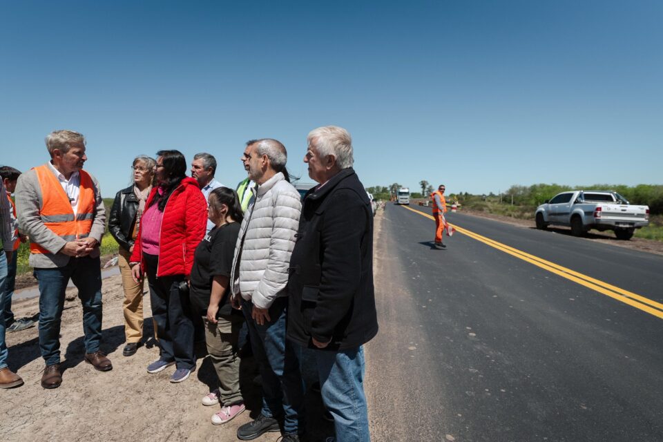En Gualeguaychú, Frigerio destacó el progreso en la reparación y mejoras de la ruta 20