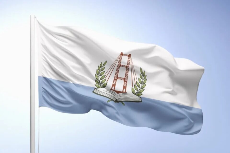 Se realizó el histórico primer izamiento de la nueva bandera de Santa Fe en el Parque del Sur