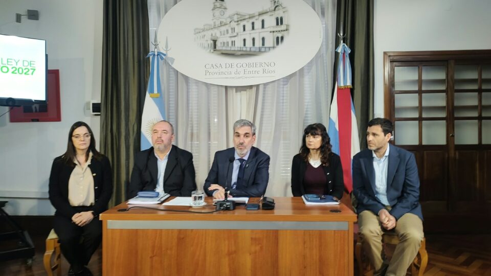 Presupuesto 2027 en Entre Ríos: Boleas presentó un plan enfocado en obras viales, equilibrio fiscal y desgravación productiva